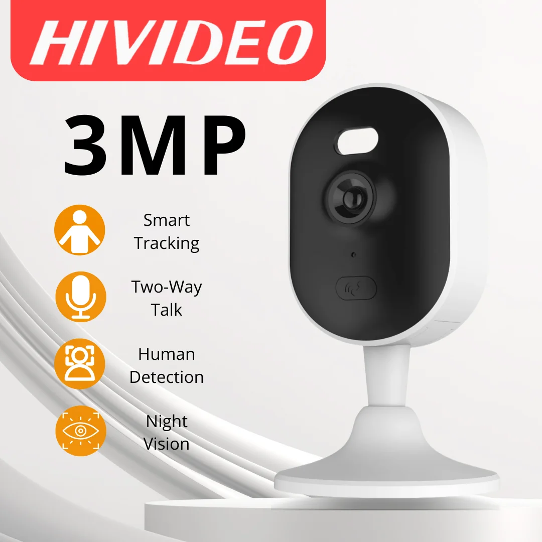 HIVIDEO 3MP Indoor Wifi Security Camera Baby Monitor IP Camera Video Surveillance Wi-Fi Camera Cctv Camera
HIVIDEO 3MP Indoor Wifi Security Camera Baby Monitor IP Camera Video Surveillance Wi-Fi Camera Cctv Camera