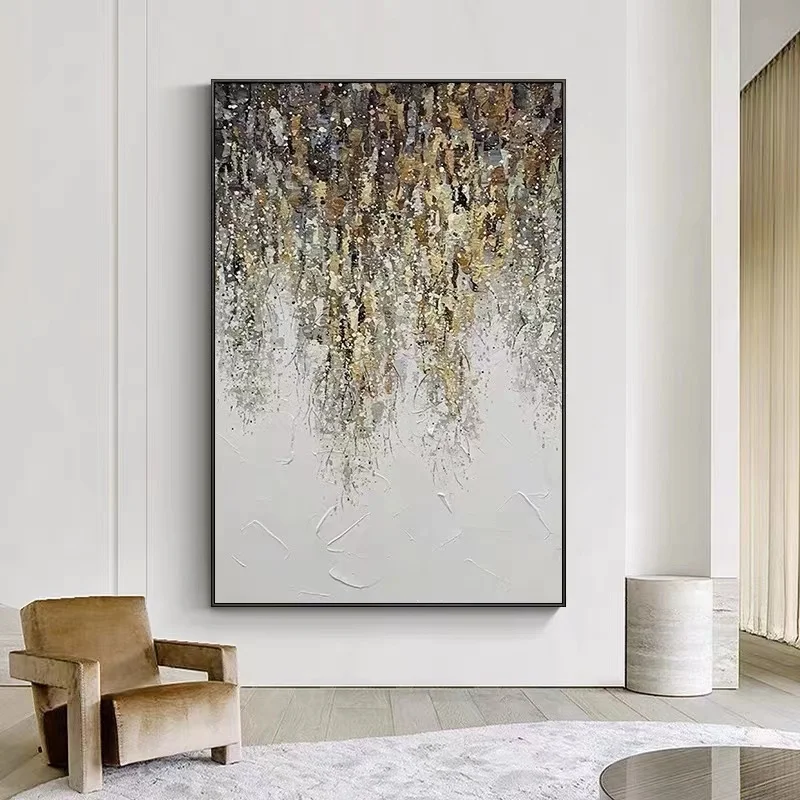 Hand painted Modern Abstract canvas Oil Paintings Abstract gold Oil Painting picture Living Room home Decoration wall paintings
Hand painted Modern Abstract canvas Oil Paintings Abstract gold Oil Painting picture Living Room home Decoration wall paintings