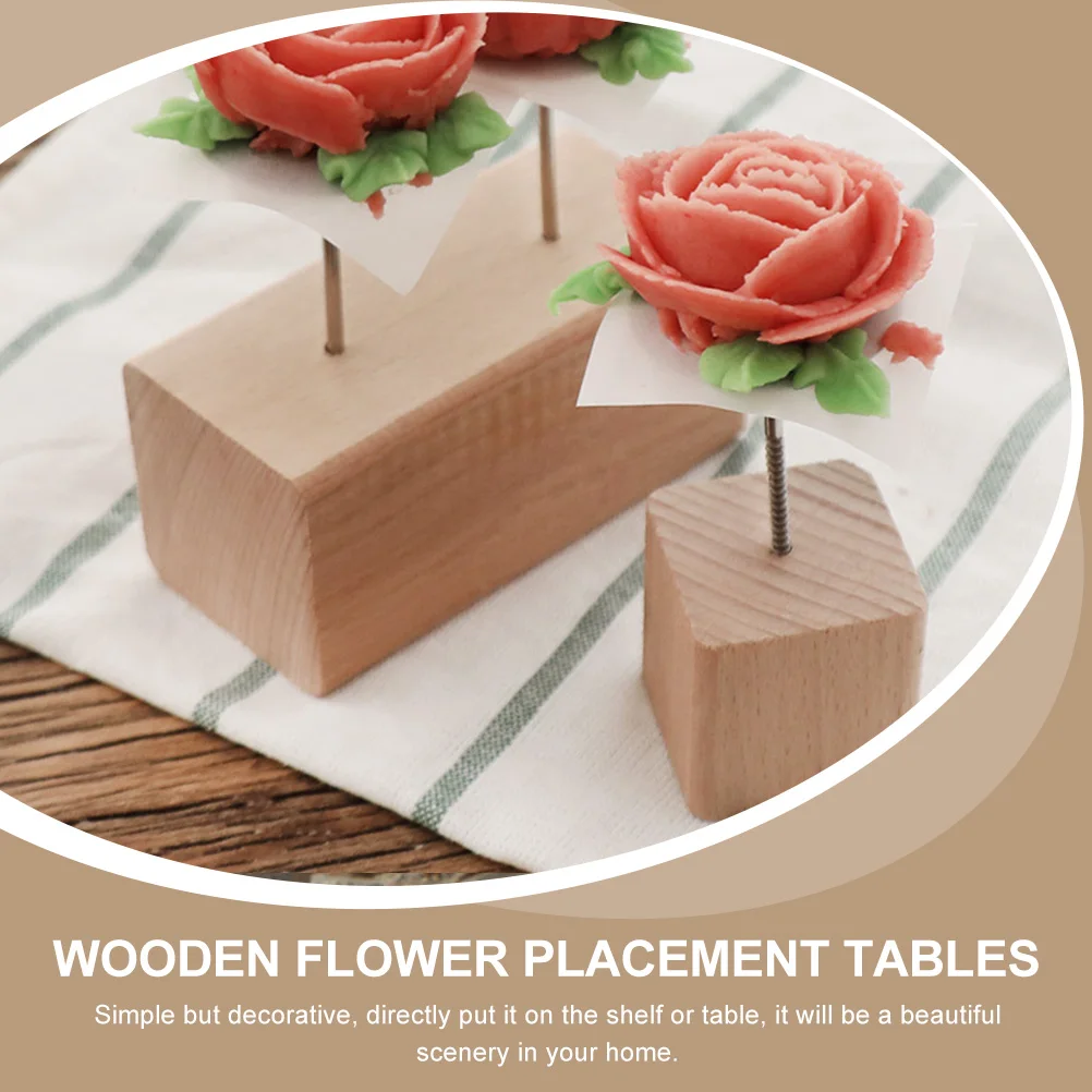 2PCS Wooden Flower Placement Tables Smooth Edges Safe Simple Baking Cake Turnable Carving Nail St Display Base
2PCS Wooden Flower Placement Tables Smooth Edges Safe Simple Baking Cake Turnable Carving Nail St Display Base