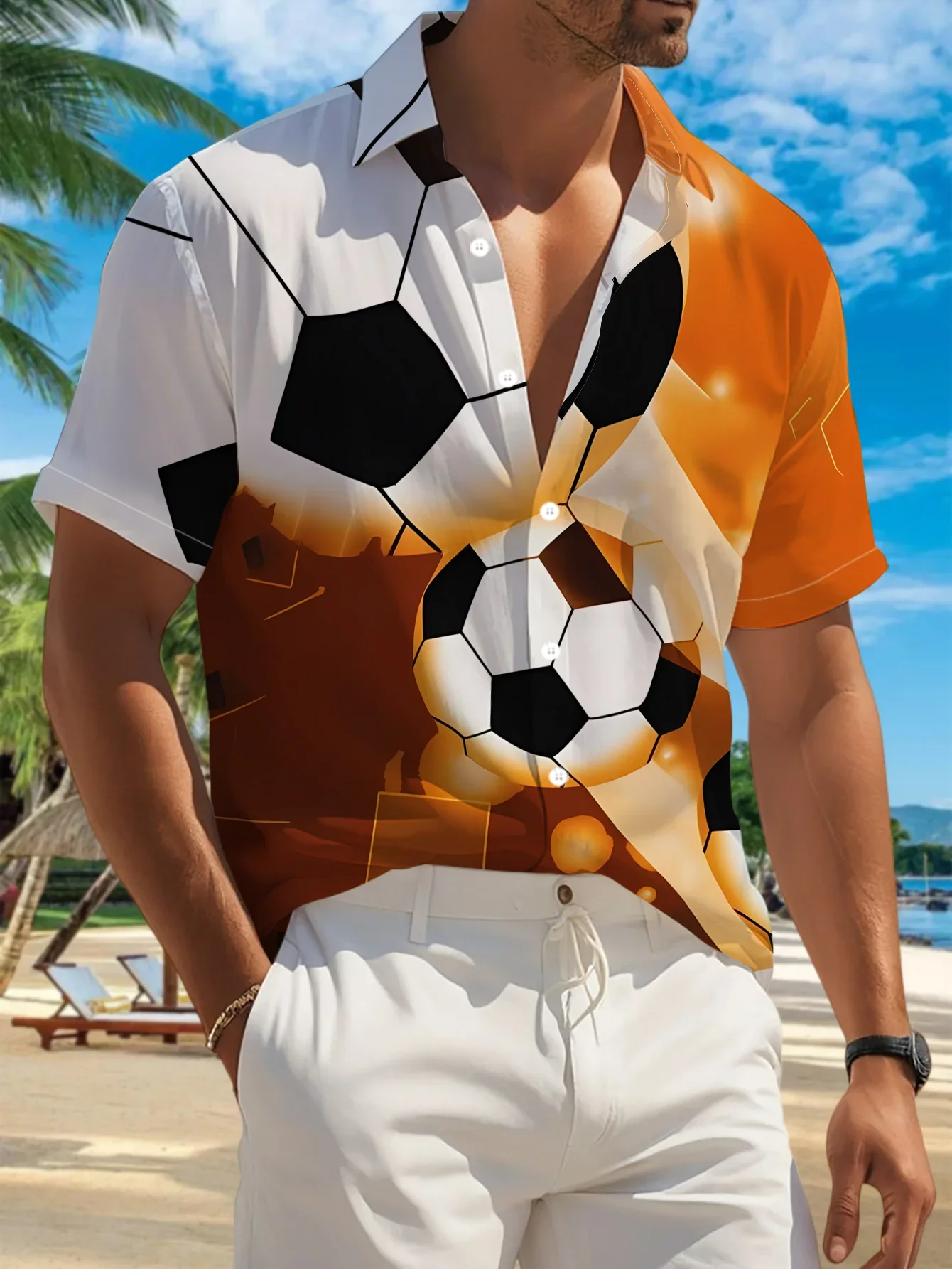 Men's Summer Beach Party ShirtMan Women Short Sleeve Hawaiian Casual Fashion Print Lightweight Breathable Tops
Men's Summer Beach Party ShirtMan Women Short Sleeve Hawaiian Casual Fashion Print Lightweight Breathable Tops