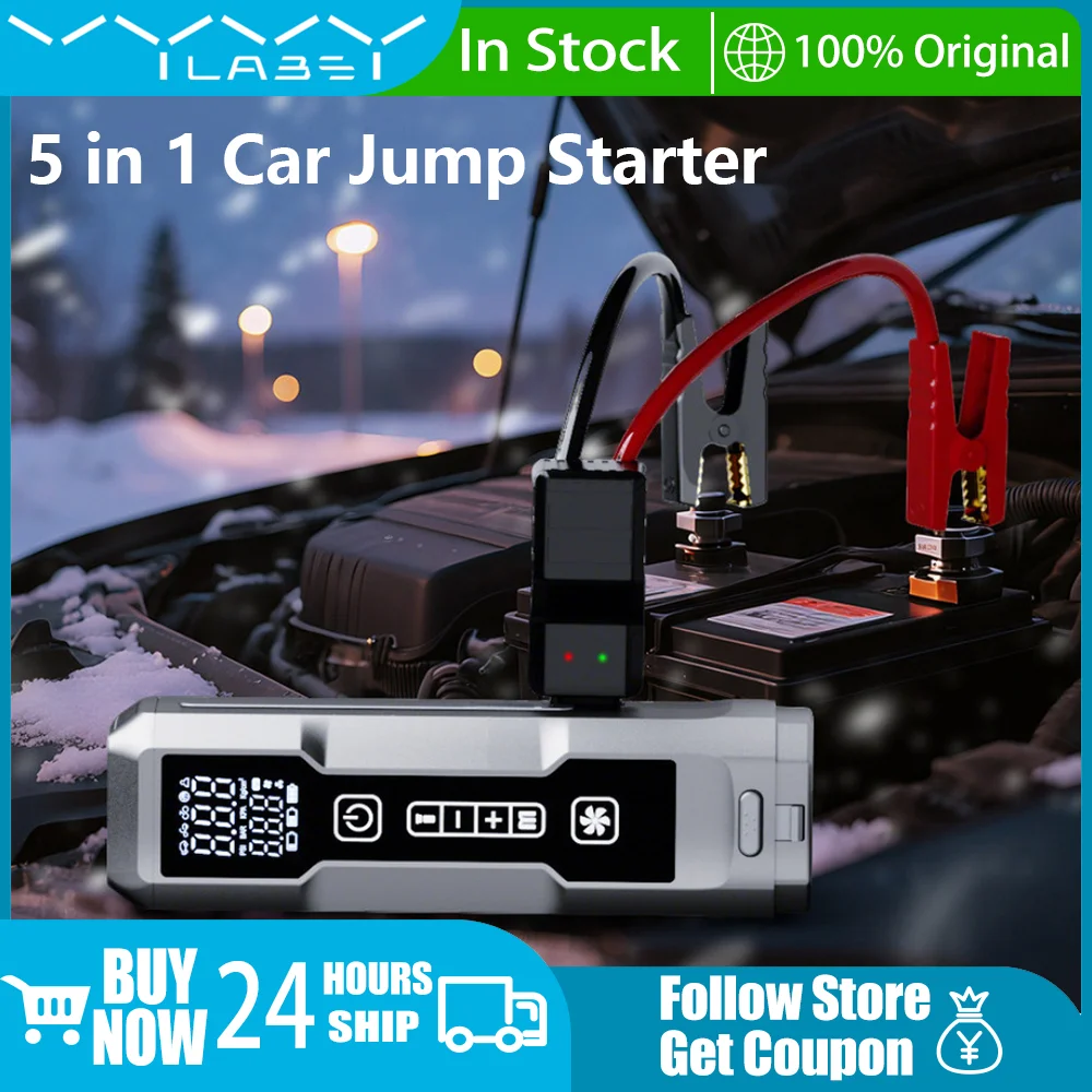 Car Jump Starter Starting Device 600A 6000mAh Jumpstarter Buster Emergency Booster for 12V Car Jump Start Emergency Start-up
Car Jump Starter Starting Device 600A 6000mAh Jumpstarter Buster Emergency Booster for 12V Car Jump Start Emergency Start-up