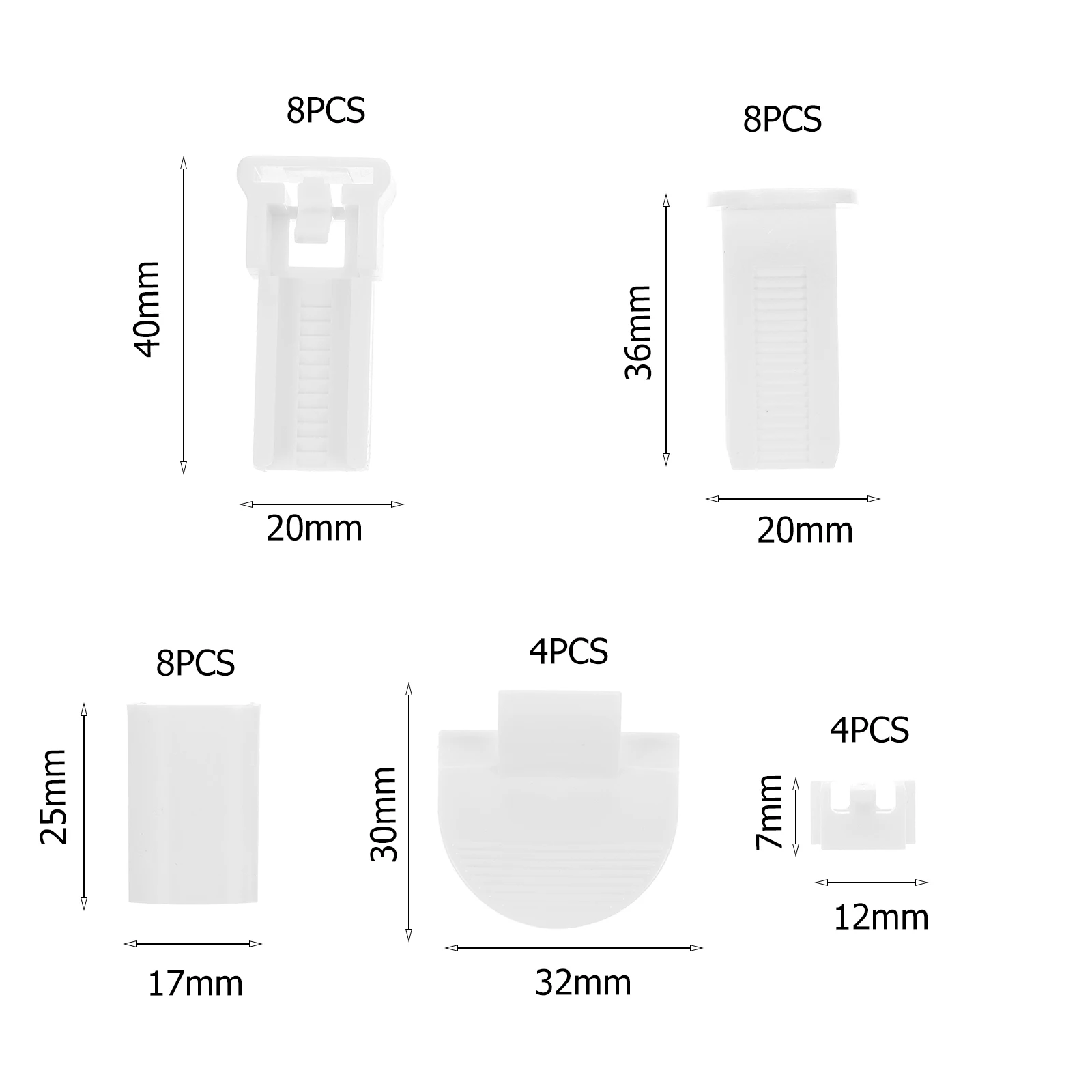 32 Pcs Pleated Blind Accessories POM Vertical Repair Replacement Parts Curtains Blinds Suitable Most Models Save Budget
32 Pcs Pleated Blind Accessories POM Vertical Repair Replacement Parts Curtains Blinds Suitable Most Models Save Budget