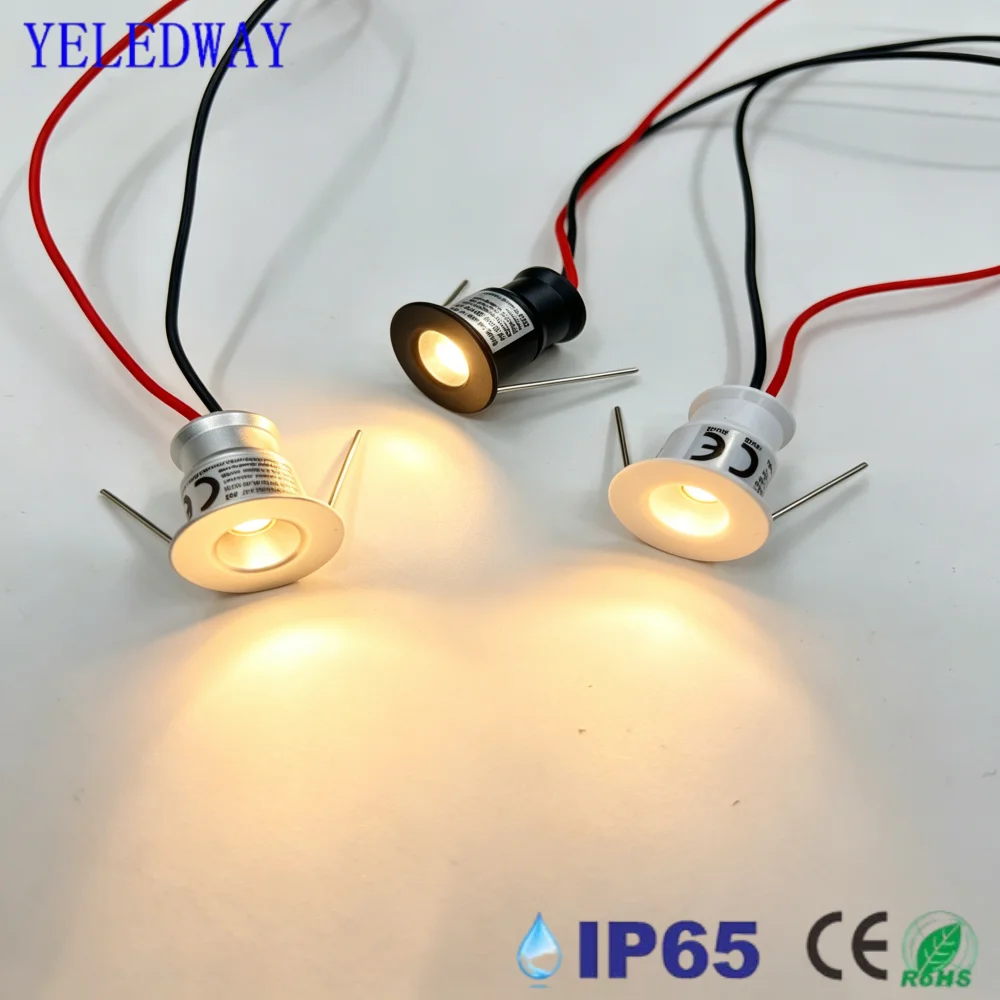 IP65 Waterproof 1W Mini LED Downlight Dimmable 12V Spotlight Indoor Outdoor Ceiling Cabinet DIY Stairs Spot Lighting Black White
IP65 Waterproof 1W Mini LED Downlight Dimmable 12V Spotlight Indoor Outdoor Ceiling Cabinet DIY Stairs Spot Lighting Black White