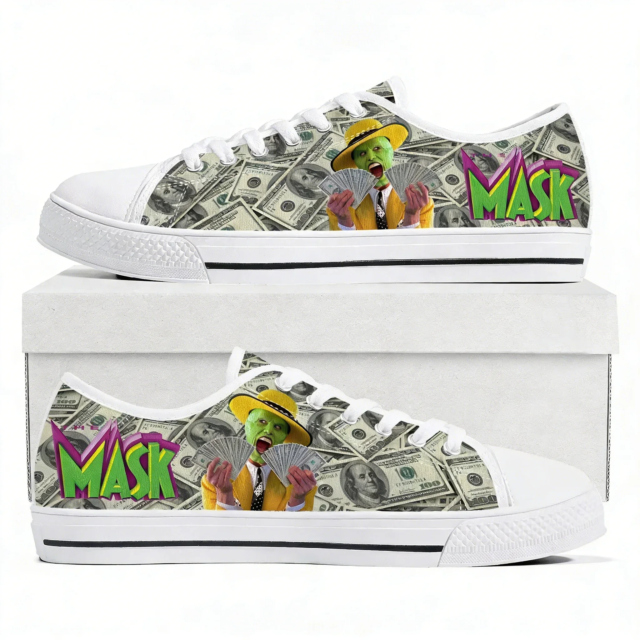 The Mask Movie Low Top Sneakers Mens Womens Teenager Canvas High Quality Sneaker Casual Custom Made Shoes Customize DIY Shoe
The Mask Movie Low Top Sneakers Mens Womens Teenager Canvas High Quality Sneaker Casual Custom Made Shoes Customize DIY Shoe