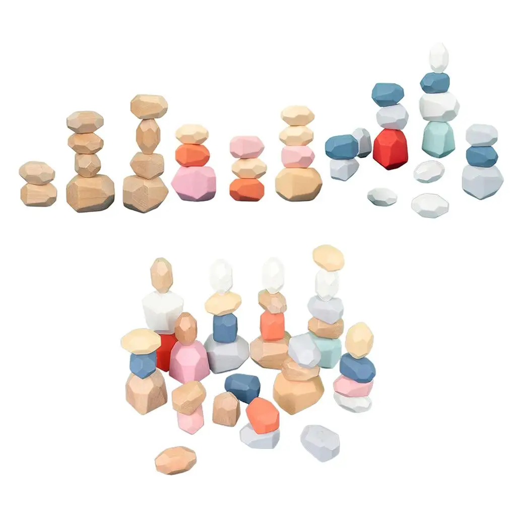 Child Wooden Stone Stacking Game Building Block Kids Educational Game Toys
Child Wooden Stone Stacking Game Building Block Kids Educational Game Toys