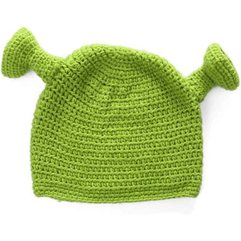 Yeglg Unisex Hand Knitted Shrek Hats, Beanie Hat, Warm Durable Hand Knitted Cap, Cosplay Dome Cap, Wool Winter Hat for Children
Yeglg Unisex Hand Knitted Shrek Hats, Beanie Hat, Warm Durable Hand Knitted Cap, Cosplay Dome Cap, Wool Winter Hat for Children