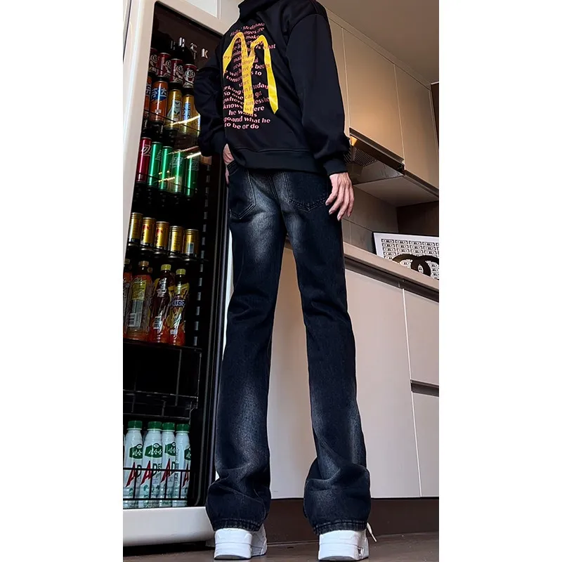 Bla Waed adient American Vintage Men's Jeans Loose Straight Leg Trousers Faionable Youthful Wear Resistant Cotton Blend
Bla Waed adient American Vintage Men's Jeans Loose Straight Leg Trousers Faionable Youthful Wear Resistant Cotton Blend