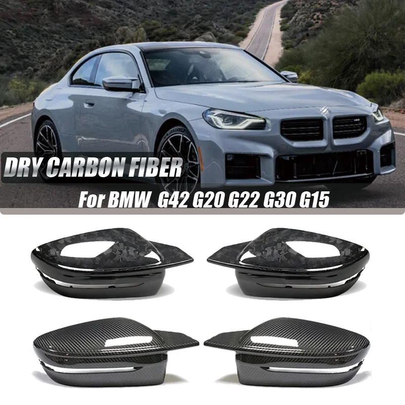 M Performance Style Real Dry Carbon Fiber Side Mirror Caps Replacement For BMW G42 G20 G22 G30 G15 Twill / Forged Carbon Fiber
M Performance Style Real Dry Carbon Fiber Side Mirror Caps Replacement For BMW G42 G20 G22 G30 G15 Twill / Forged Carbon Fiber