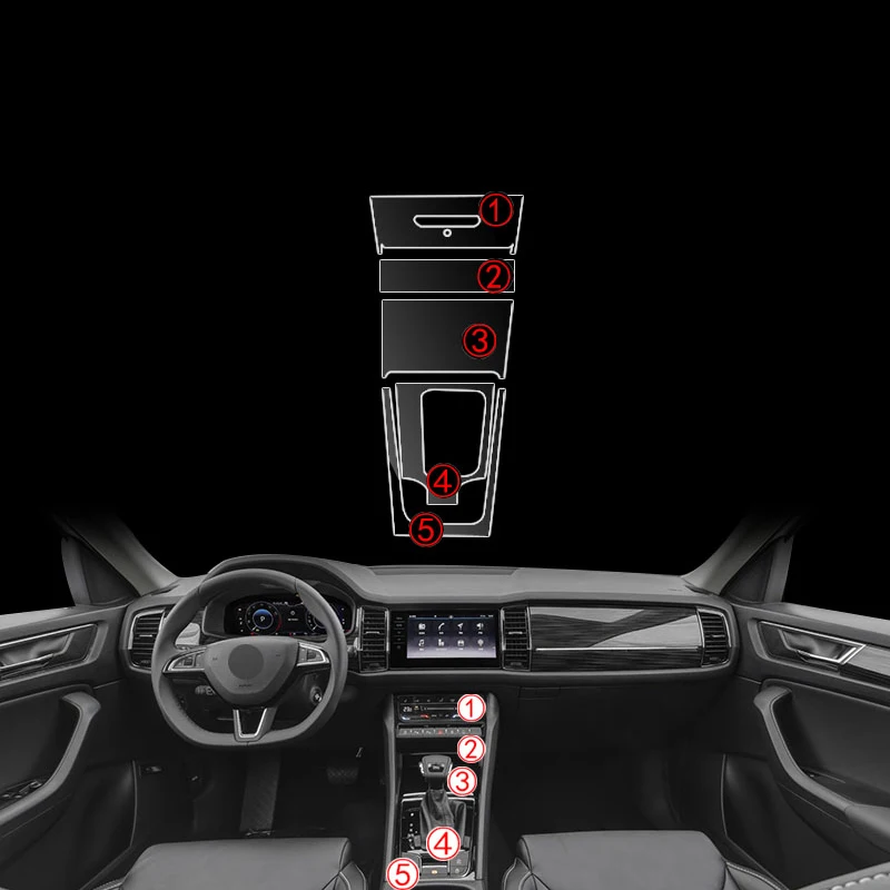 Tpu Transparent Film for Skoda Kodiaq 2019-2021 Car Protective Interior Stickers Center Console Air Gear Shift Panel Accessories
Tpu Transparent Film for Skoda Kodiaq 2019-2021 Car Protective Interior Stickers Center Console Air Gear Shift Panel Accessories