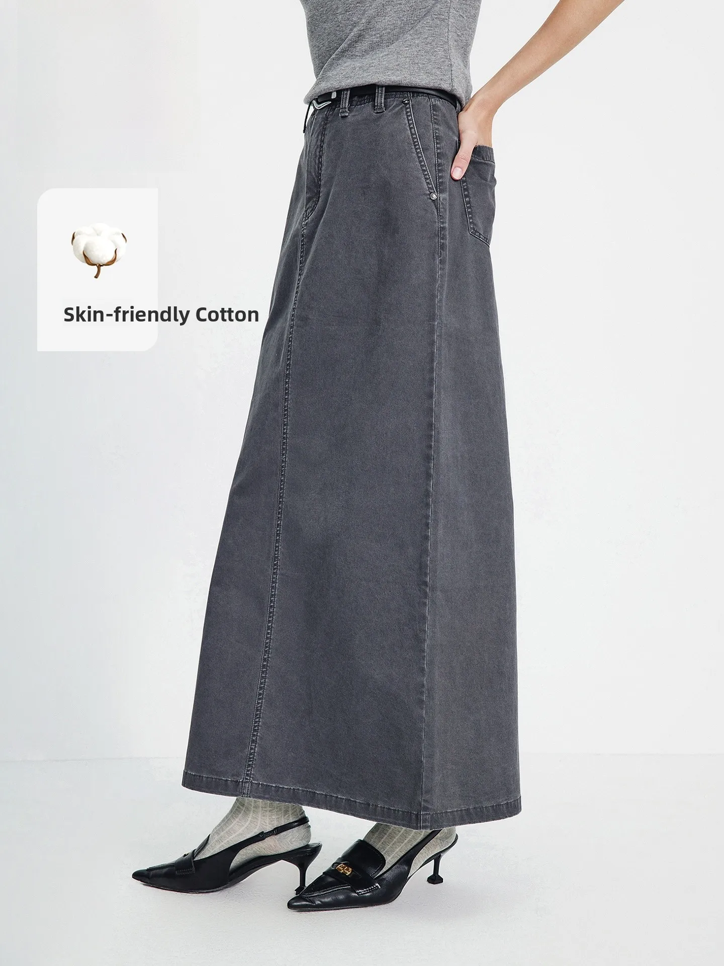 Navigare Summer New High Waist Long Jeans Skirt Casual Style Women's Fashion Loose Fit Workwear Style Mid-Length Skirt
Navigare Summer New High Waist Long Jeans Skirt Casual Style Women's Fashion Loose Fit Workwear Style Mid-Length Skirt