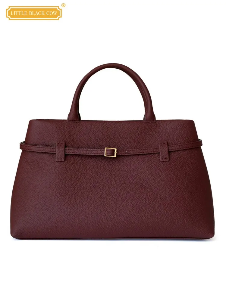 Office Ladies Elegant Cowskin Genuine Leather Bag Vintage Design Solid Totes Handbag Women High Capacity SIngle Shoulder Bags
Office Ladies Elegant Cowskin Genuine Leather Bag Vintage Design Solid Totes Handbag Women High Capacity SIngle Shoulder Bags