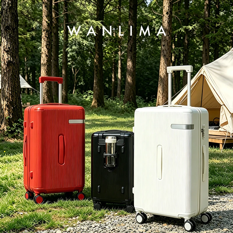WANLIMA Pearl White 20 24 26 28" Multifunctional Quiet Spinner Suitcase (White Rolling Luggage/Carry On Trolley Travel Luggage)
WANLIMA Pearl White 20 24 26 28" Multifunctional Quiet Spinner Suitcase (White Rolling Luggage/Carry On Trolley Travel Luggage)