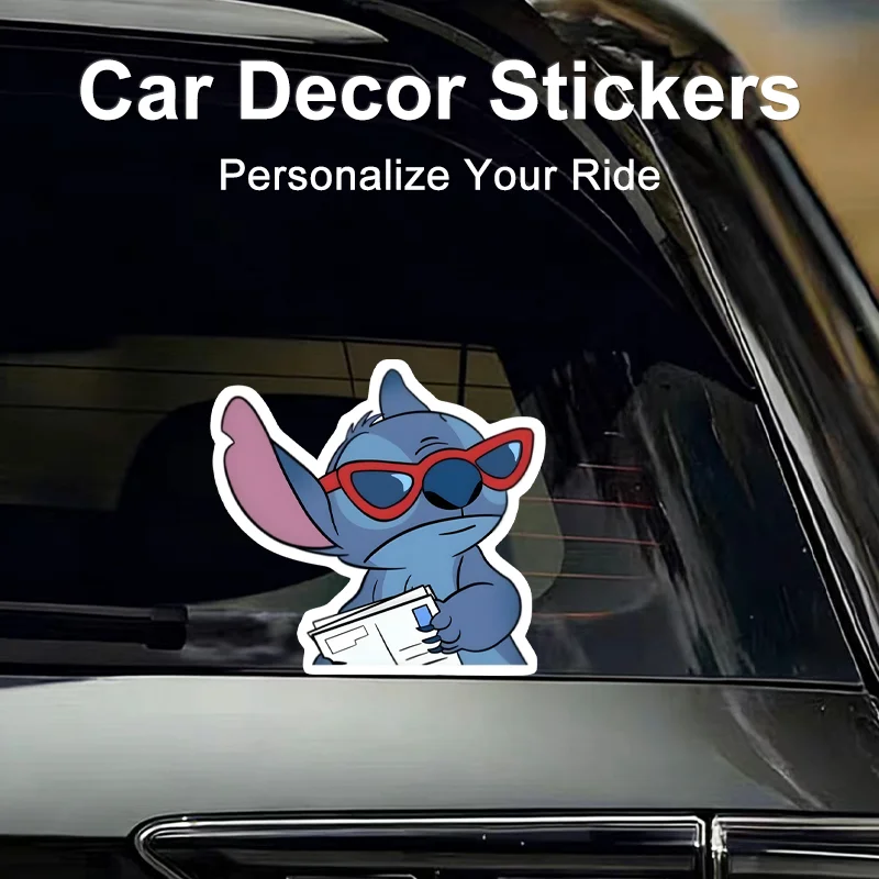Lilo & Stitch Cartoon Car Stickers Sunproof Decals for Car Bumper Fuel Tank Cap Lovely Decor & Scratch Hiding Stickers
Lilo & Stitch Cartoon Car Stickers Sunproof Decals for Car Bumper Fuel Tank Cap Lovely Decor & Scratch Hiding Stickers