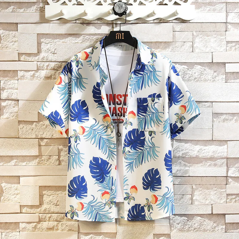 5XL Plus Size Tropic Floral Print Hawaii Men's Shirts Summer Short Sleeved Oversized Man Shirt Holiday Beach Hawaiian Blouse Men
5XL Plus Size Tropic Floral Print Hawaii Men's Shirts Summer Short Sleeved Oversized Man Shirt Holiday Beach Hawaiian Blouse Men