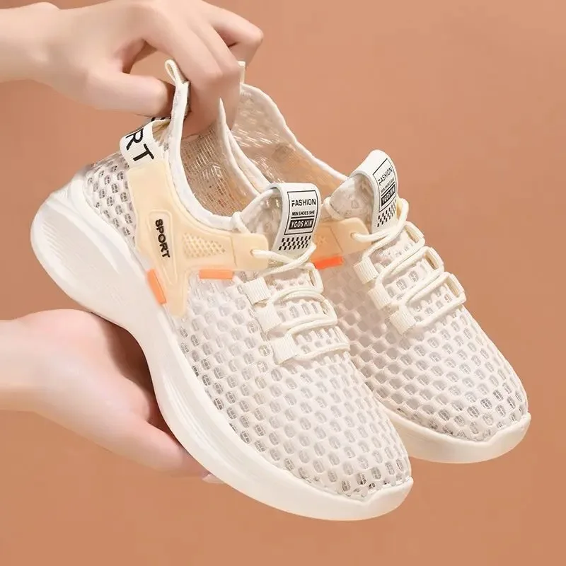 Summer 2025 New Casual Shoes Breathable Mesh Shoes Korean Version Comfortable Sports Women's Shoes Zapatos De Mujer
Summer 2025 New Casual Shoes Breathable Mesh Shoes Korean Version Comfortable Sports Women's Shoes Zapatos De Mujer