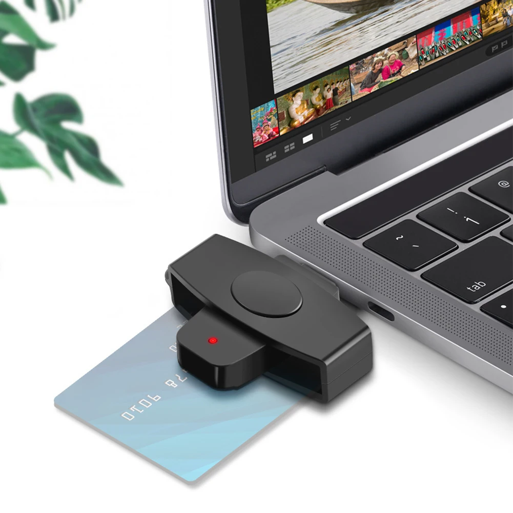 Type-C Smart Card Reader Portable EMV Card External Reader Bank Tax Declaration Accessories Support for Windows for OS
Type-C Smart Card Reader Portable EMV Card External Reader Bank Tax Declaration Accessories Support for Windows for OS