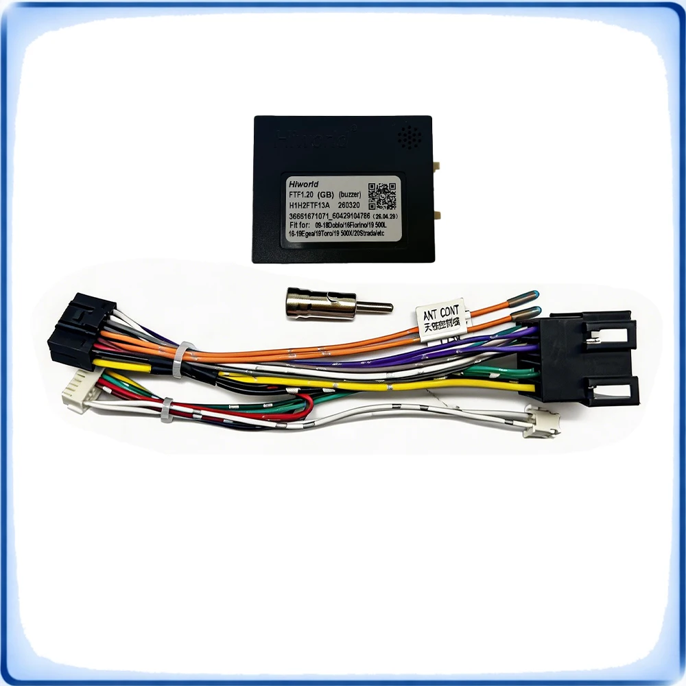 ISO to 16Pin Car Radio Wiring Harness with CANBUS Decoder for Fiat Egea Fiorino Doblo Turkey Version
ISO to 16Pin Car Radio Wiring Harness with CANBUS Decoder for Fiat Egea Fiorino Doblo Turkey Version