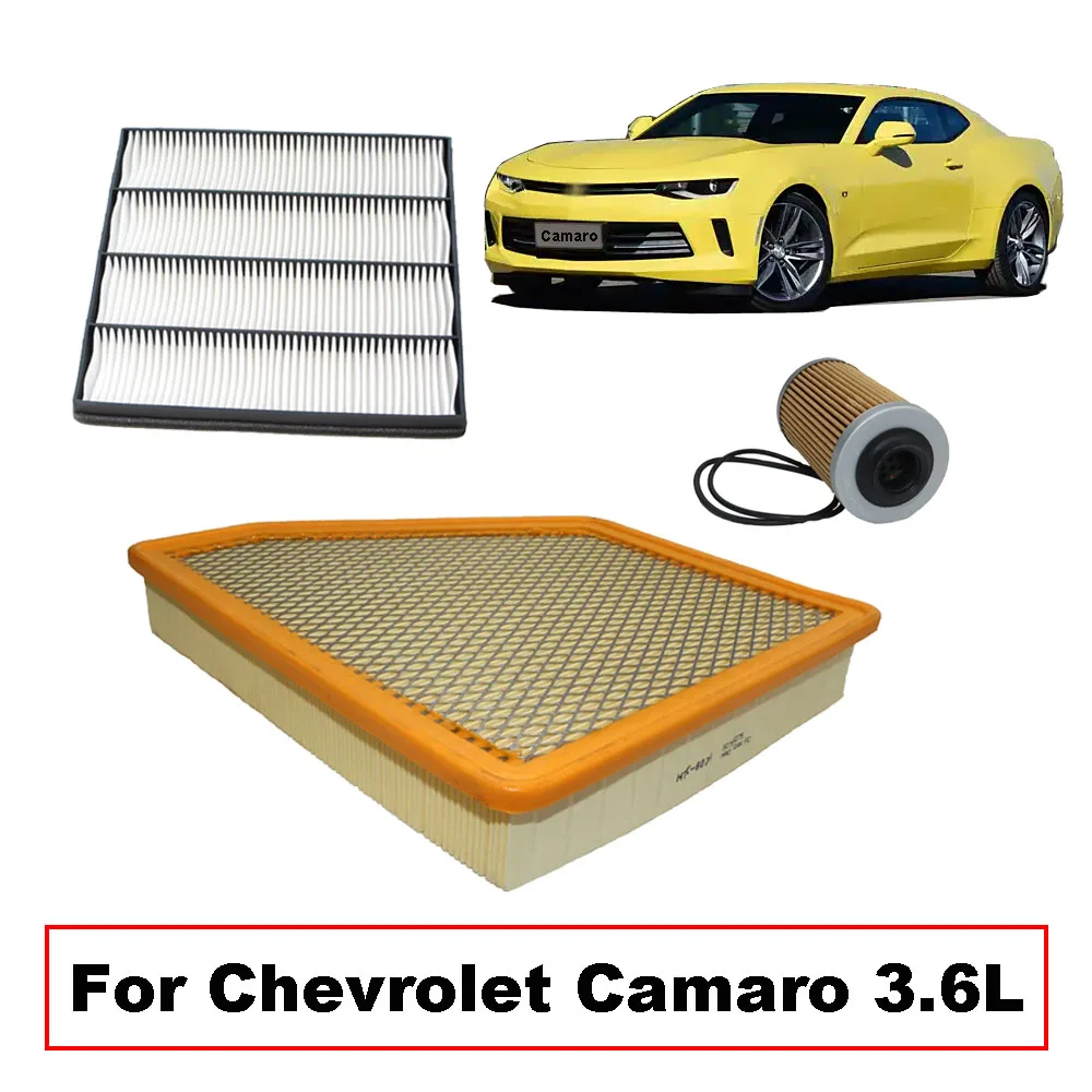 2-3pcs Filter Set For Chevrolet Camaro 3.6L 2009-2015 Cabin A/C Engine Air Oil Filter Kit Accessories 92796275 92234714 25177917
2-3pcs Filter Set For Chevrolet Camaro 3.6L 2009-2015 Cabin A/C Engine Air Oil Filter Kit Accessories 92796275 92234714 25177917