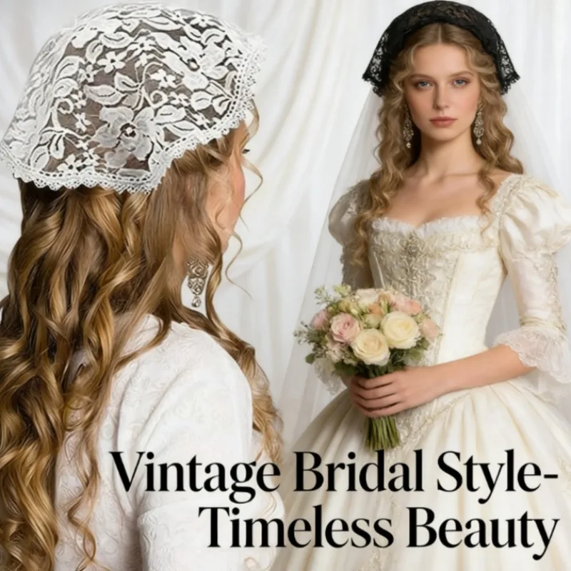 Bride Short White Veil Lace Cap Single Layer Round Head Scarf Church Headpiece for Women Wedding Accessories
Bride Short White Veil Lace Cap Single Layer Round Head Scarf Church Headpiece for Women Wedding Accessories
