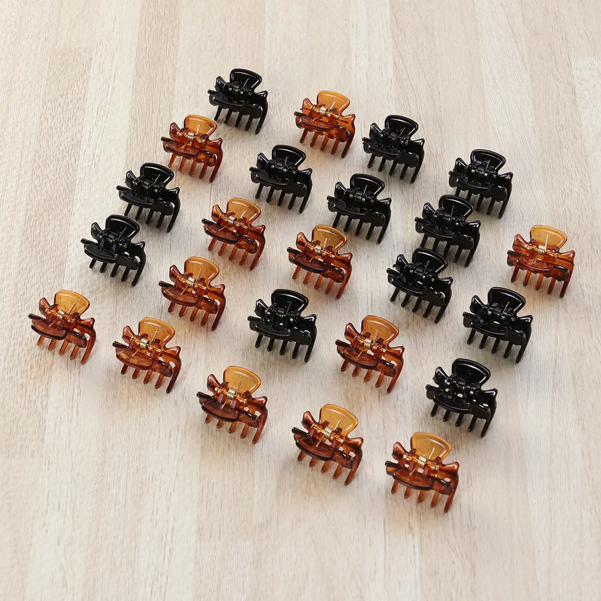 2Pcs Small Hair Claws Octopus Jaw Clips Durable Plastic Clamps Bright Black Bright Brown Hairpins Hair Accessories for Women
2Pcs Small Hair Claws Octopus Jaw Clips Durable Plastic Clamps Bright Black Bright Brown Hairpins Hair Accessories for Women