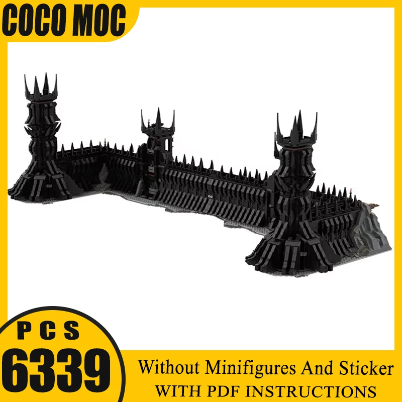 Moc Building Block UCS Черные ворота Модель Технология Волшебные кольца Кирпич из фильма DIY Сборка Замок Вид на улицу Игрушки Подарки для детей
Moc Building Block UCS Черные ворота Модель Технология Волшебные кольца Кирпич из фильма DIY Сборка Замок Вид на улицу Игрушки Подарки для детей