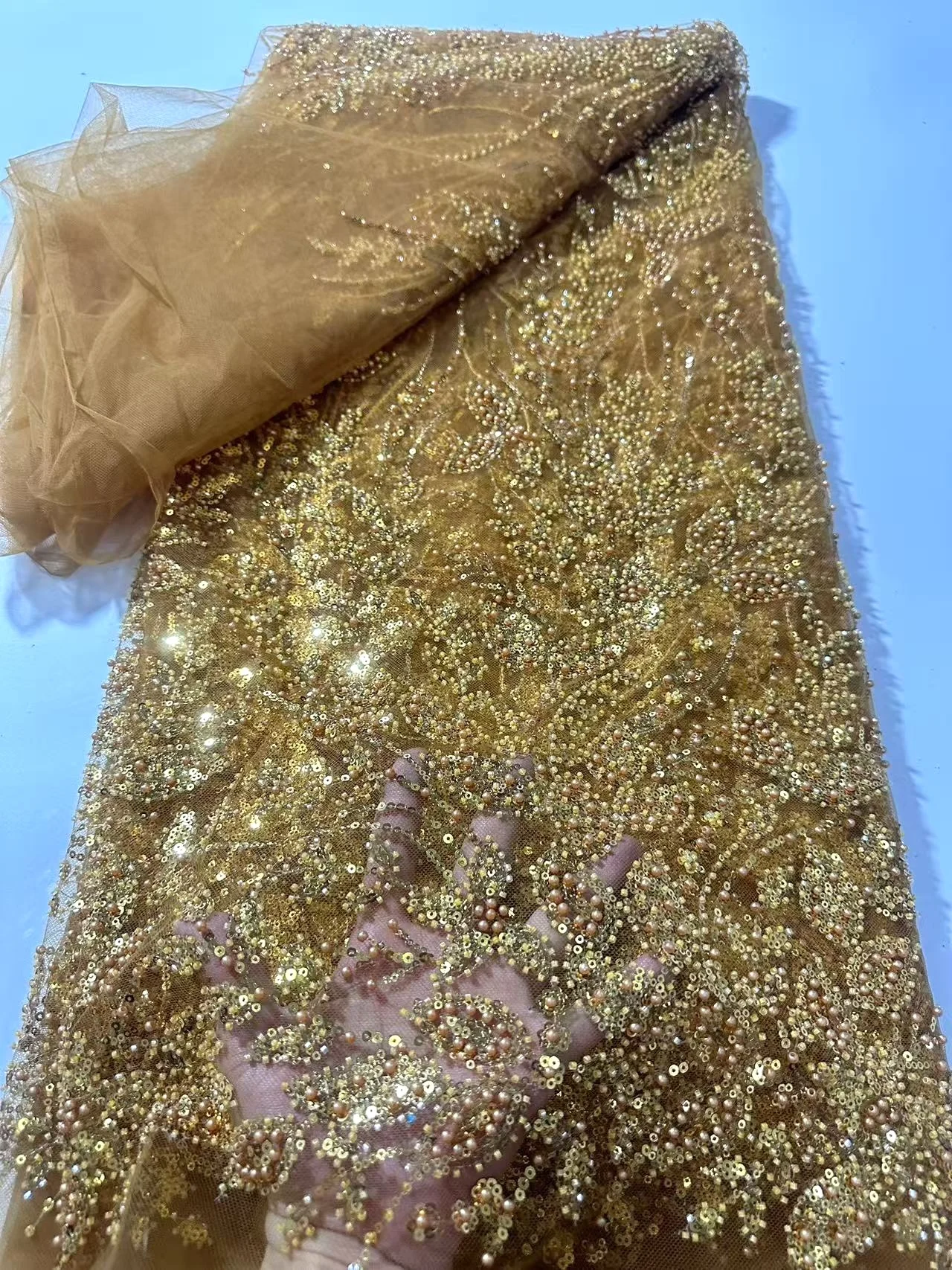 African Sequins Beaded Groom Lace Fabric High Quality French Tulle Lace Fabric 2026 Embroidery Nigerian Lace Fabrics
African Sequins Beaded Groom Lace Fabric High Quality French Tulle Lace Fabric 2026 Embroidery Nigerian Lace Fabrics