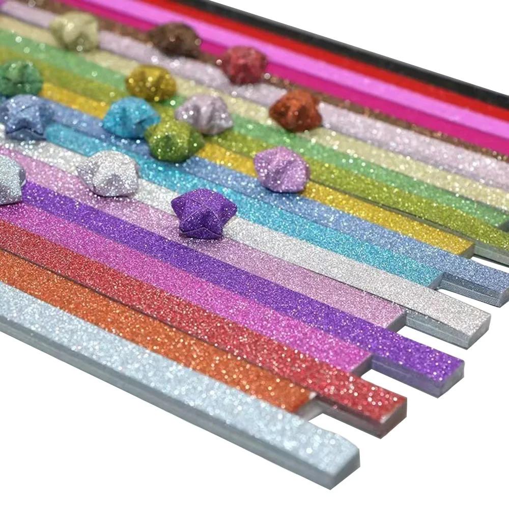 540 Sheets Creative Colorful Star Origami Paper Cartoon Single Sided Star Paper Strip Best Wishes Art Craft Folding Star Gift
540 Sheets Creative Colorful Star Origami Paper Cartoon Single Sided Star Paper Strip Best Wishes Art Craft Folding Star Gift
