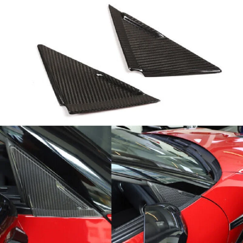 Dry Real Carbon Fiber Car Front Door A-pillar Triangle Cover Fit For Nissan GTR R35 2008-2016
Dry Real Carbon Fiber Car Front Door A-pillar Triangle Cover Fit For Nissan GTR R35 2008-2016