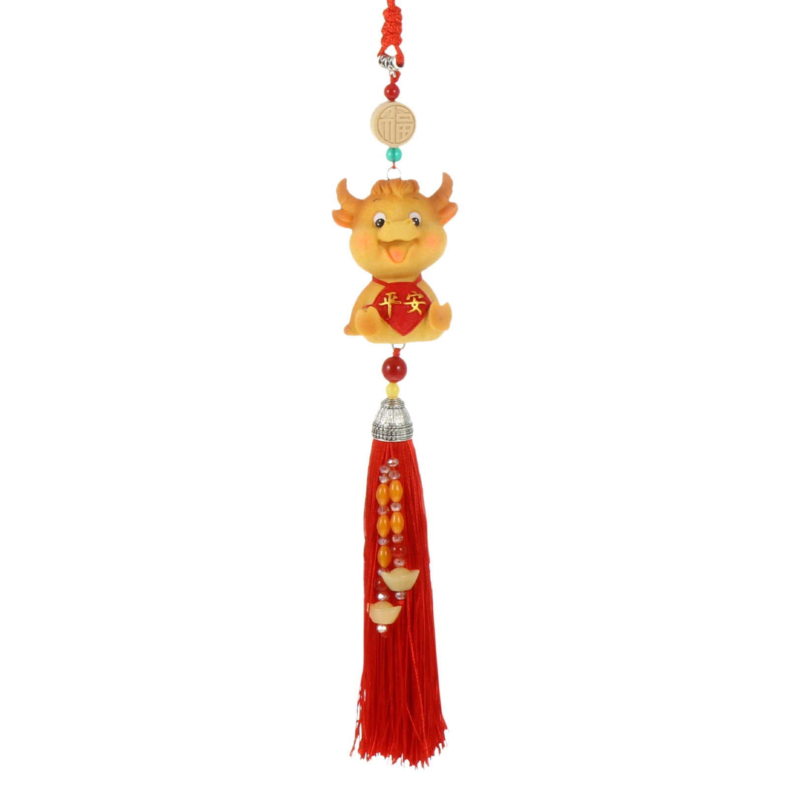 Car Accessories Resin Ox Pendant Chinese New Year Car Interior Home Adornment Durable Festive Cow Mascot Symbolizing Safety
Car Accessories Resin Ox Pendant Chinese New Year Car Interior Home Adornment Durable Festive Cow Mascot Symbolizing Safety