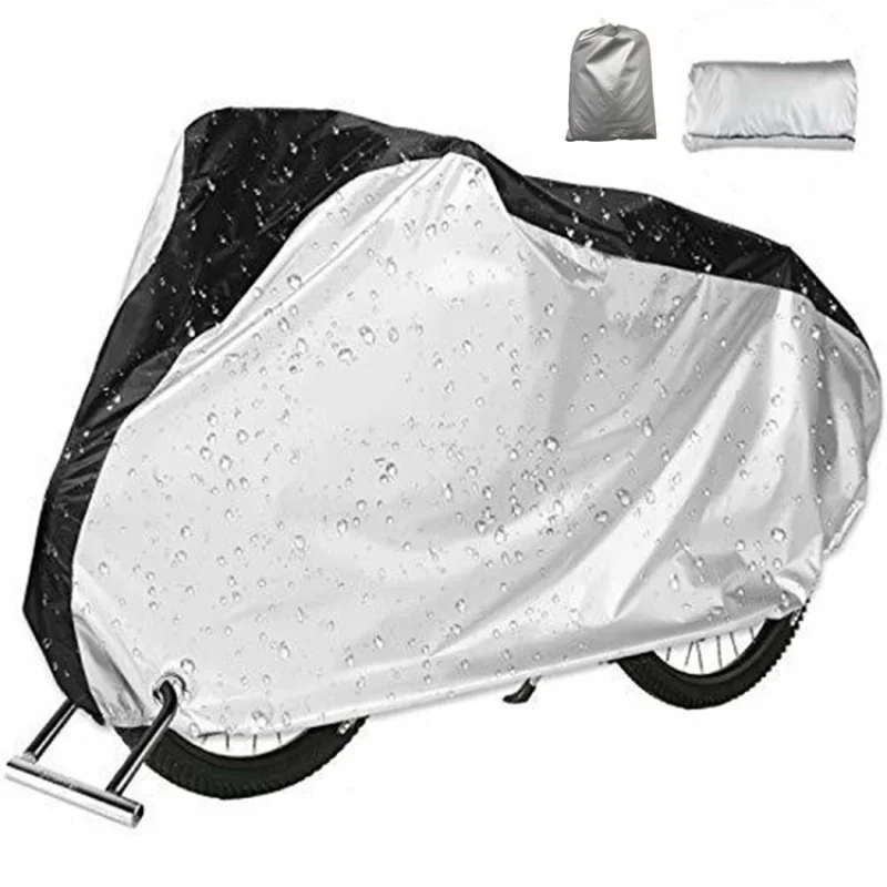 Convenient with lock Bicycle Silver Coated Fabric Cover Dustproof Sunproof Cover Rainproof Cover Bicycle Cover
Convenient with lock Bicycle Silver Coated Fabric Cover Dustproof Sunproof Cover Rainproof Cover Bicycle Cover