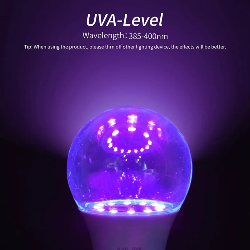 ABUP-9Pcs 10W Ultraviolet UV Bulb Fluorescent Detection UV Lamp Black Light Blue Lamp E26 110V 220V For DJ Party Decoration
ABUP-9Pcs 10W Ultraviolet UV Bulb Fluorescent Detection UV Lamp Black Light Blue Lamp E26 110V 220V For DJ Party Decoration
