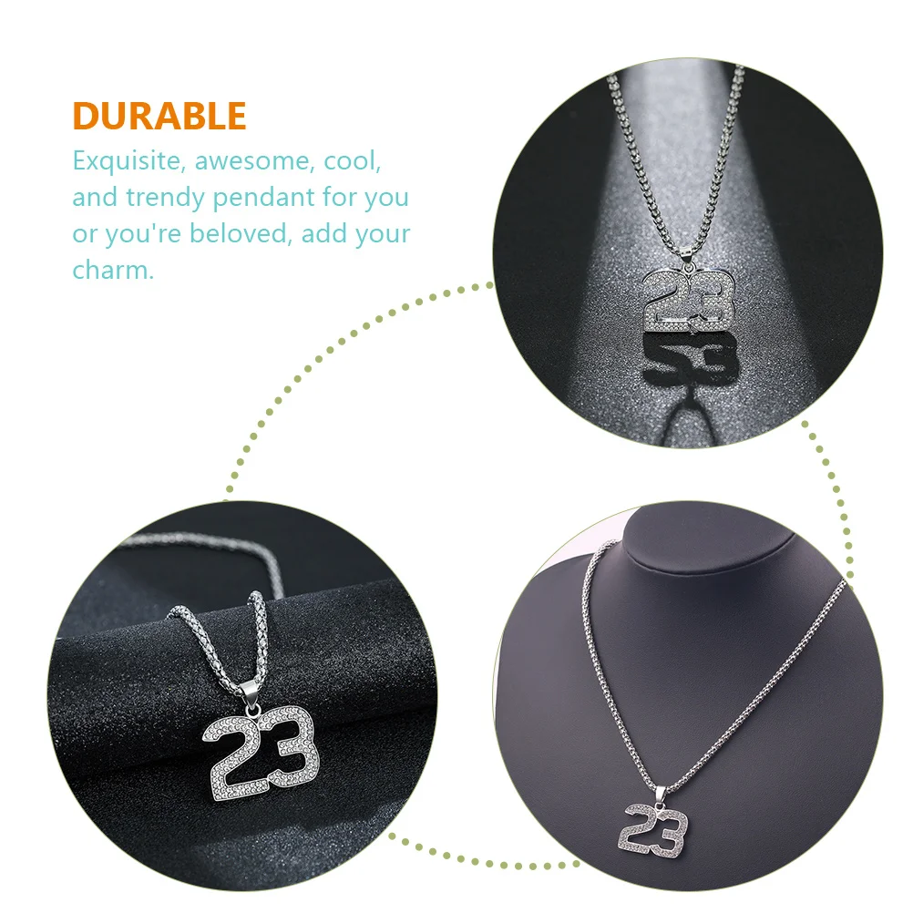 Men Alloy Pendant Necklace Necklaces Chain European and American Personalized Silver
Men Alloy Pendant Necklace Necklaces Chain European and American Personalized Silver