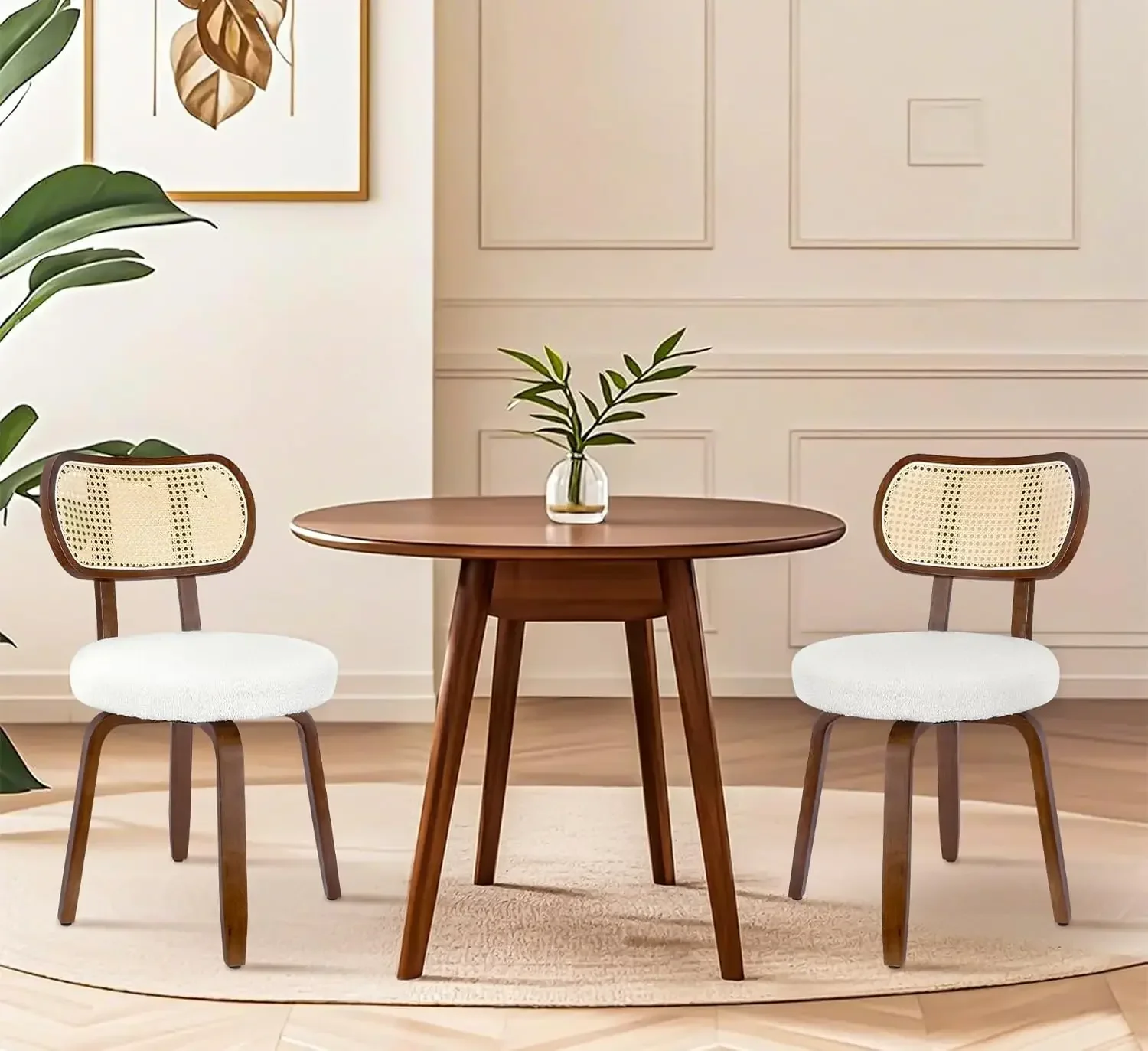 Горячая распродажа: Набор из 2 обеденных стульев XMSJ из ротанга, вращающиеся деревянные стулья в стиле середины века, белые стулья для туалетного столика, мягкие стулья с обивкой
Горячая распродажа: Набор из 2 обеденных стульев XMSJ из ротанга, вращающиеся деревянные стулья в стиле середины века, белые стулья для туалетного столика, мягкие стулья с обивкой