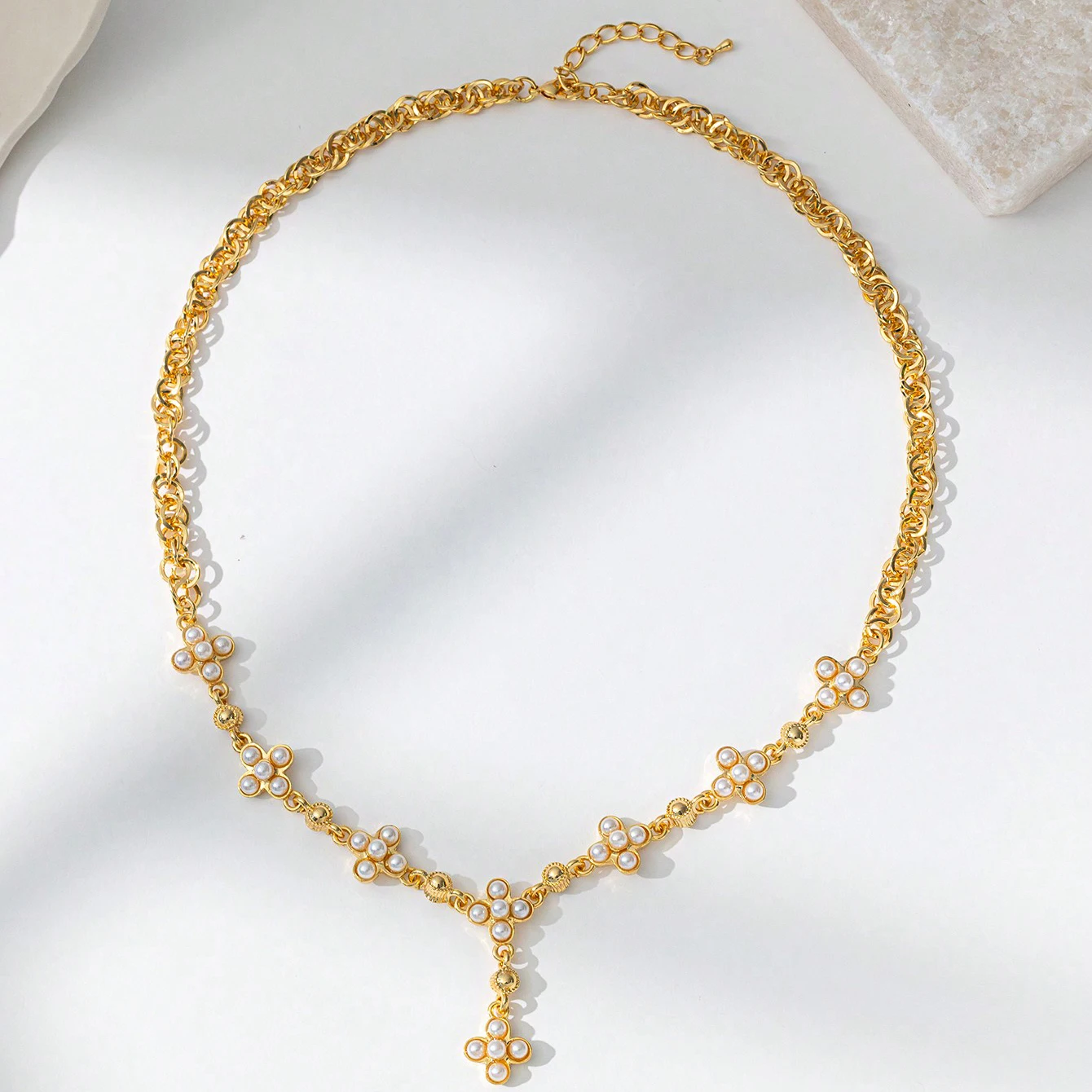 1PC Gold Plated Flower Necklace Middle Eastern Arab Fashion Women Pearl Pendant Necklace Muslim Kurdish Bride Necklace
1PC Gold Plated Flower Necklace Middle Eastern Arab Fashion Women Pearl Pendant Necklace Muslim Kurdish Bride Necklace
