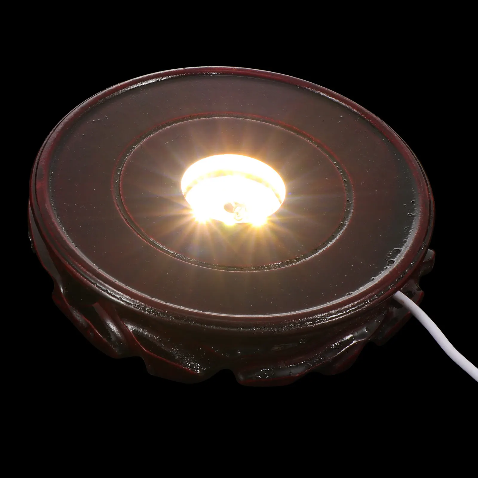 1Pcs LED Light Base Wooden Round Crystal Ball Stand Lighting Display Base for Aromatherapy Home Decoration LED Display Stand
1Pcs LED Light Base Wooden Round Crystal Ball Stand Lighting Display Base for Aromatherapy Home Decoration LED Display Stand