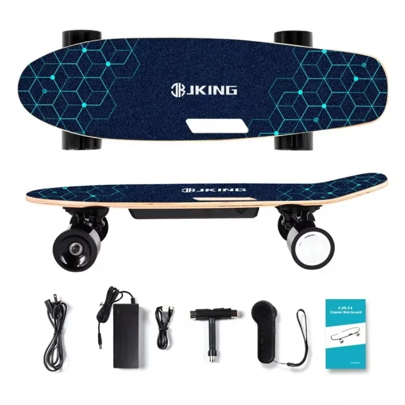 Airo JKING H2S-01 MINI 650MM Electric Skateboard 350W Motor 20km/h Remote Control Customized Grip Tape Eco-Friendly 7-Layer
Airo JKING H2S-01 MINI 650MM Electric Skateboard 350W Motor 20km/h Remote Control Customized Grip Tape Eco-Friendly 7-Layer