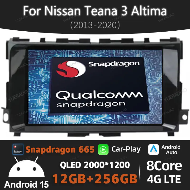Android 15 Car Radio For Nissan Teana 3 Altima 5 L33 2013 - 2018 GPS NAVI 4G WIFI Multimedia Video Player BT Head Unit QLED 2DIN
Android 15 Car Radio For Nissan Teana 3 Altima 5 L33 2013 - 2018 GPS NAVI 4G WIFI Multimedia Video Player BT Head Unit QLED 2DIN