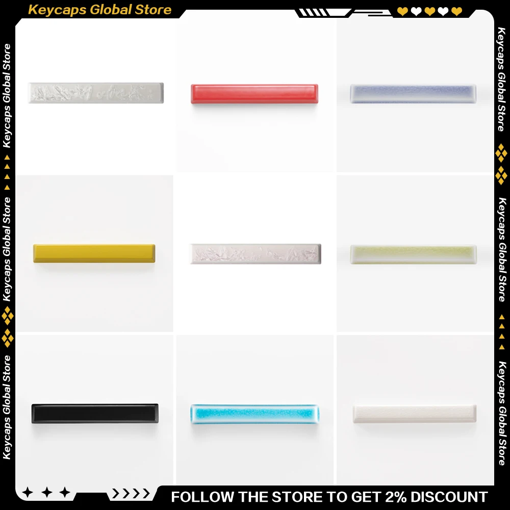 Shanhai 6.25U Ceramic Spacebar Keycap Ice Crack Translucent Smooth OEM Profile Keycap for Custom Mechanical Keyboard Gifts
Shanhai 6.25U Ceramic Spacebar Keycap Ice Crack Translucent Smooth OEM Profile Keycap for Custom Mechanical Keyboard Gifts