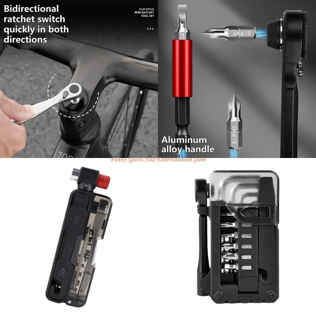 C4DE Multifunction Portable Precisely Screwdriver Tool Bike Tire Repair Wrench
C4DE Multifunction Portable Precisely Screwdriver Tool Bike Tire Repair Wrench