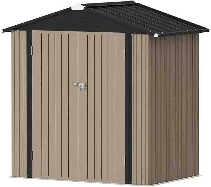 Storage Shed 6 X 4 FT Lockable Metal Garden Shed Steel Anti-Corrosion Storage House with Double Lockable Door
Storage Shed 6 X 4 FT Lockable Metal Garden Shed Steel Anti-Corrosion Storage House with Double Lockable Door