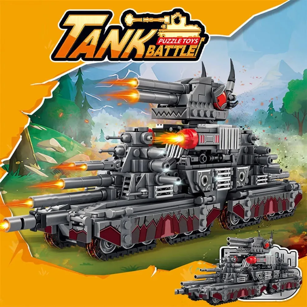 2026 New MOC World Tank Building Blocks, Military Tracked Tank KV99 Model with Rotating Turret, Heavy Tank DIY Toy, Holiday Gift
2026 New MOC World Tank Building Blocks, Military Tracked Tank KV99 Model with Rotating Turret, Heavy Tank DIY Toy, Holiday Gift