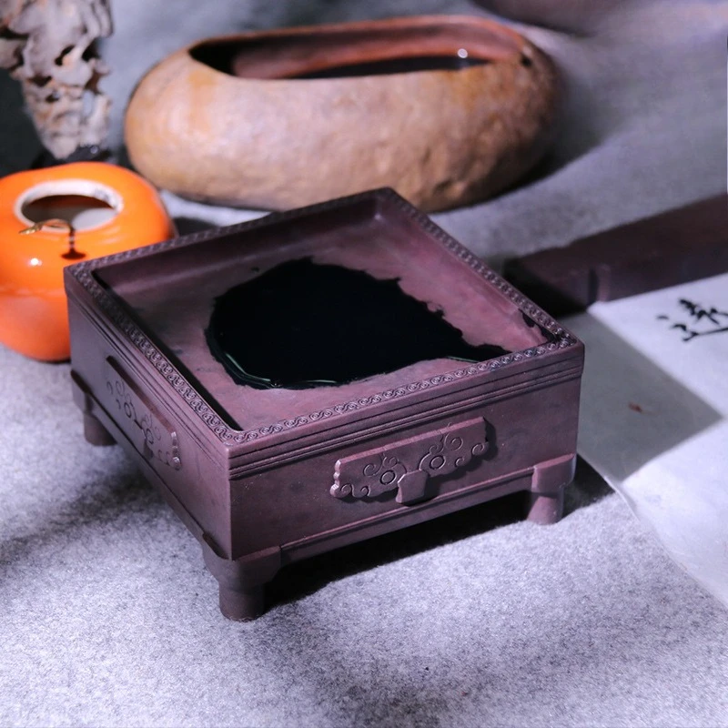 Natural rough stone 5 inch antique square tripod with cover four feet study four treasures
Natural rough stone 5 inch antique square tripod with cover four feet study four treasures