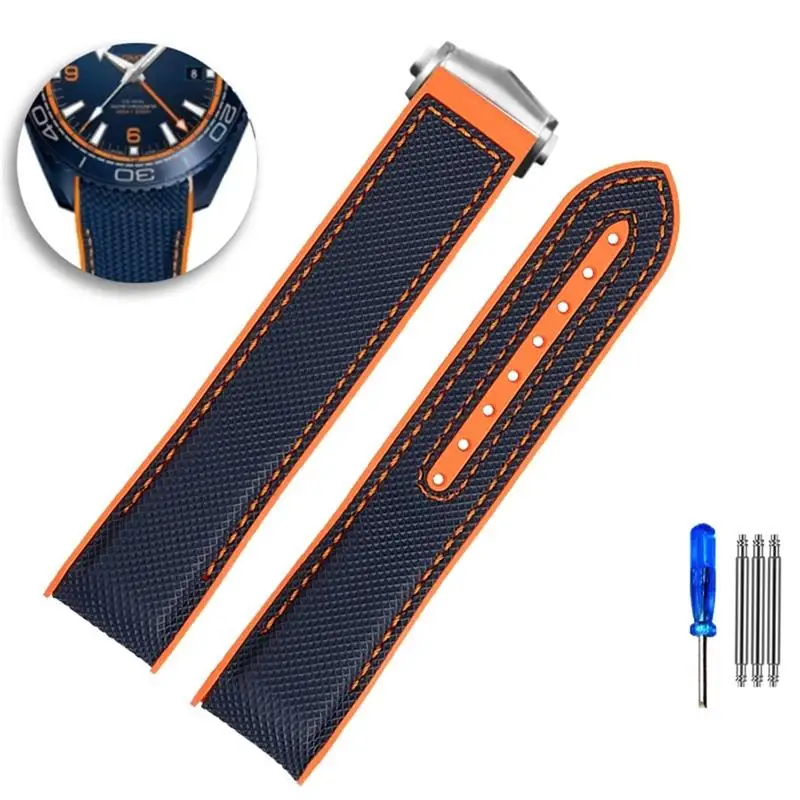 HAODEE Nylon Watch Strap for Omega Seahorse 215.32 OCEAN Universe Super 600 America Cup Limited Edition Canvas Waterproof
HAODEE Nylon Watch Strap for Omega Seahorse 215.32 OCEAN Universe Super 600 America Cup Limited Edition Canvas Waterproof