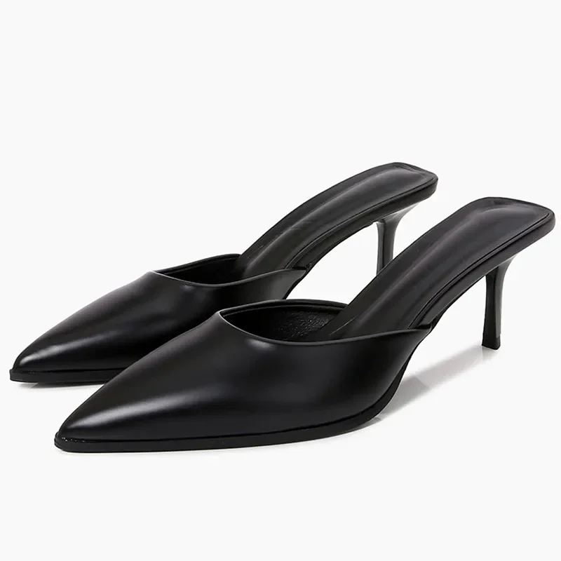 Sexy Pointed Toe Slide Sandals Silver Women's Slippers Elegant High Heel Mules Slippers Summer Comfort Slippers Zapatos De Mujer
Sexy Pointed Toe Slide Sandals Silver Women's Slippers Elegant High Heel Mules Slippers Summer Comfort Slippers Zapatos De Mujer
