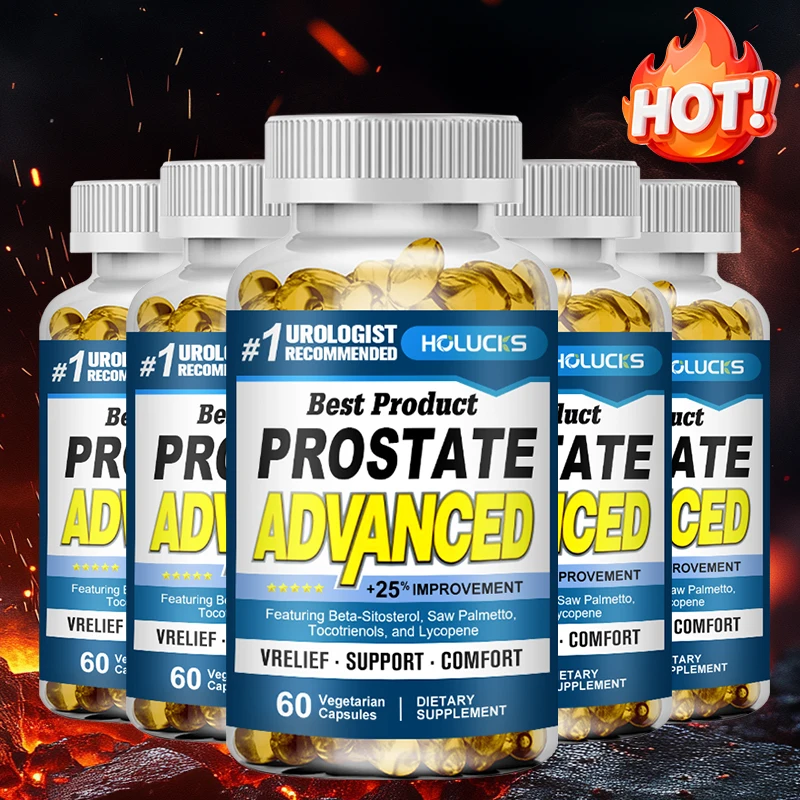 HOLUCKS Men's Prostate Capsules, with Saw Palmetto, Supports Healthy Urinary Function, Prostate Comfort & Overall Wellness
HOLUCKS Men's Prostate Capsules, with Saw Palmetto, Supports Healthy Urinary Function, Prostate Comfort & Overall Wellness