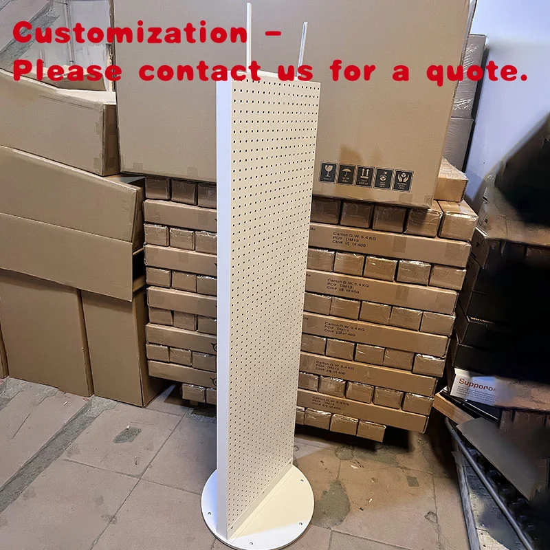 custom.Mingtang Metal Pegboard Floor Standing Rotating Jewelry Display Stand with 360-degree Rotating Base
custom.Mingtang Metal Pegboard Floor Standing Rotating Jewelry Display Stand with 360-degree Rotating Base