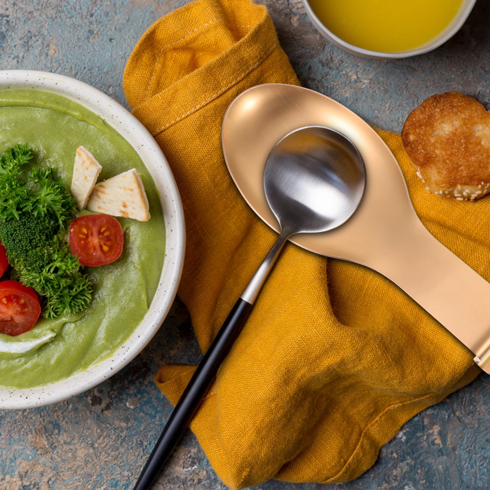 2pcs Stainless Steel Spoon Rest Ladle Stand Non Slip Kitchen Utensils Holder Scoop Rack Anti Rust Pot Accessories
2pcs Stainless Steel Spoon Rest Ladle Stand Non Slip Kitchen Utensils Holder Scoop Rack Anti Rust Pot Accessories