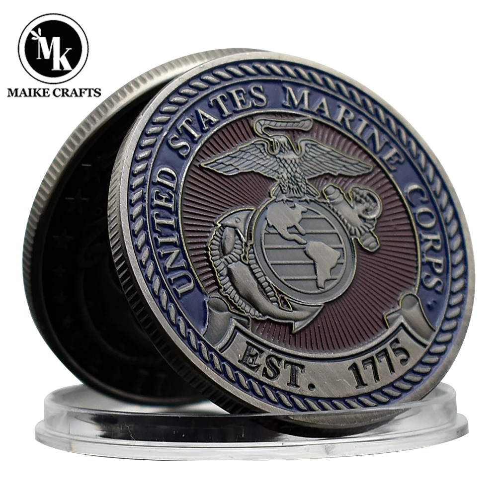 United States Marine Corpse Coin EST.1775 Challenge Coin Commemorative Gifts Home Decoration
United States Marine Corpse Coin EST.1775 Challenge Coin Commemorative Gifts Home Decoration