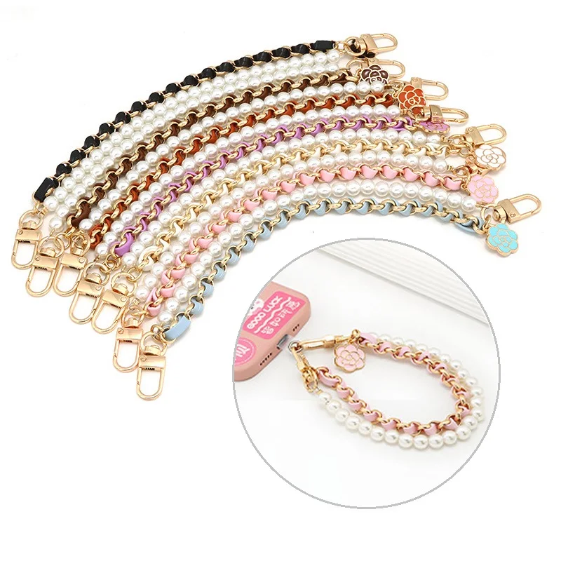 1/2pc Leather Imitation Pearl Camellia Mobile Phone Lanyard Charm Chain Universal Phone Strap Rope Metal Pendant KeyChain SJGS19
1/2pc Leather Imitation Pearl Camellia Mobile Phone Lanyard Charm Chain Universal Phone Strap Rope Metal Pendant KeyChain SJGS19