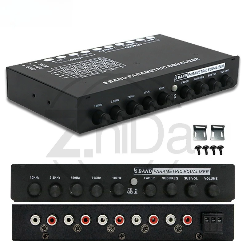 Car Equalizer 5-segment Equalizer Car Power Amplifier Audio EQ Tuning Divider Amplifier Factory
Car Equalizer 5-segment Equalizer Car Power Amplifier Audio EQ Tuning Divider Amplifier Factory
